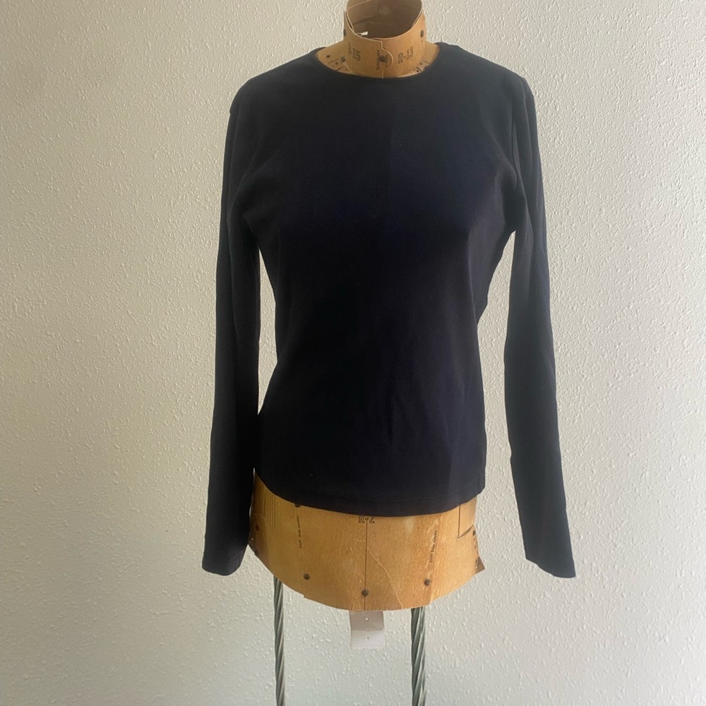 Old Navy Black Long Sleeve Women's Top
